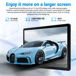 New K6Pro 11" IPS Display Tablet PC A333 5‑Core Processor 32(3+29)GB Virtual Expanded RAM 256GB Storage 7800‑mAh Android16‑GO WiFi6 BT5.4 Widevine L1 HD Streaming Tablet