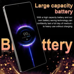 2025 Global Version 5G phone Android 6.9 Inch Android 14 telephone 16GB + 1TB 72MP 108MP Dual SIM Dual Standby