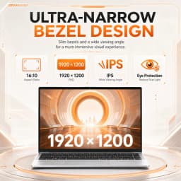 Brand New 14.1 Inch Laptop Intel Celeron N3450 8GB RAM 128GB SSD FHD 1920x1080 Notebook Windows 10 Pro WiFi Dual Band Bluetooth 5.2 Lightweight Portable Computer for Student Office Business Home France Stock Multi Language System Laptop Duty Free Shop