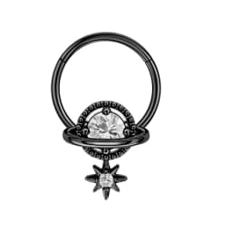 16G Stainless Steel Septum Ring Nose Hoop Ring Bee Bat Septum Piercing Cartilage Hoop Helix Tragus Daith Small Earrings