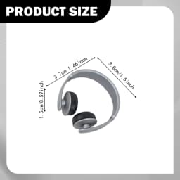BJD Doll Mini Headphones Lightweight Headset Decoration for 1:6 Scale Dollhouses Accessory DIY Photo Props Birthday Gift