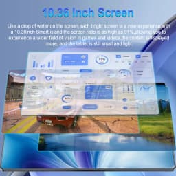 2026 New 10.36 Inch Pad Tablet PC Android 13.0 16GB RAM 1TB ROM 12000mAh 14 Core 5G Dual SIM Bluetooth GPS With Keyboard