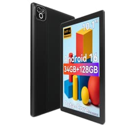 X6 10.1 Inch Android 16 Kids Tablet Octa‑Core 34GB(6GB Physical+28GB Virtual RAM) 6000mAh Battery Widevine L1 Dual Camera WiFi6 BT5.4 1TB Expandable Children Learning Tablet