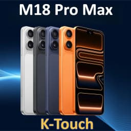K-Touch Mobile Phones M18 Pro Max Smartphone Android 15 Cell Phone 7.3 Inch 22G+2TB 16+48MP 5G Dual Sim 7800mAh Face Unlocked Global Version Cellphones For Men Women
