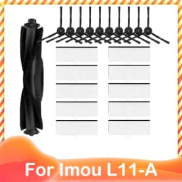 For Imou L11 A L11 Vacuum Cleaner Spare Accessories Main Side Brush Hepa Filter Dust Bag Mop Cloths Rag Replacement Parts