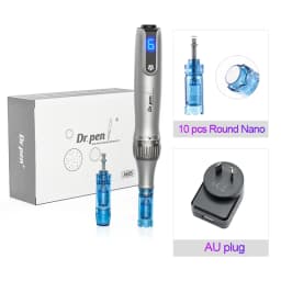 Dr. Pen M8S Microneedling Pen with 12 Replacement Cartridges Wireless Derma Microneedle Pen Kit ≤0.25mm Needle Skin Care Tool