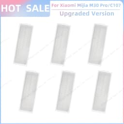 Fit For Xiaomi Mijia M30 Pro /C107 Robot Vacuum Parts Roller Side Brush Cover Hepa Filter Mop Cloth Bracket Dust Bag Accessories