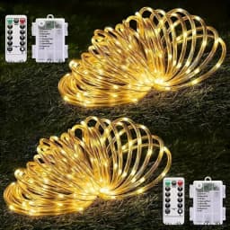 1pack 8-function Waterproof Battery Box Tube Lights, Waterproof Strip Lights, Indoor Outdoor Decorations(Without Batteries)
