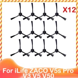 For ILife ZACO V5s Pro V3 V5 V5s V3s V50 X5 Spare Side Brush HEPA Pre Filter Mop Cloth Robot Vacuum Cleaner
