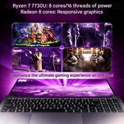 ACEMAGIC LX15PRO Laptop AMD Ryzen 7 7730U 15.6-inch 16GB LPDDR4 RAM 512GB SSD AMD Radeon™ Graphics Windows 11 Pro Notebook