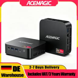 ACEMAGIC M1 Mini Pc AMD Ryzen 7 7735HS 24GB LPDDR5 RAM 512GB SSD AMD Radeon™ Graphics Windows 11 Pro up to 4.75 GHz WiFi 6 HDMI 2.5G Gigabit Ethernet MINI Computer