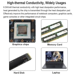 100% Honeywell- PTM7950 0.25mm Thermal Pad 8.5 W/mk Phase Change Silicone Pad Laptop CPU GPU Thermal Conductive Paste Grease