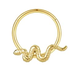 16G Stainless Steel Septum Ring Nose Hoop Ring Bee Bat Septum Piercing Cartilage Hoop Helix Tragus Daith Small Earrings