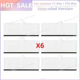 Fit For Lenovo T1S Pro / T1 Pro/ Proscenic M7 Pro / Honiture Q6 Parts Roller Side Brush Cover Guard Filter Mop Cloth Dust Bag