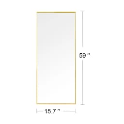 Rosahqnda Full Length Mirror 53x162cm Standing Mirror,Wall Mounted, Leanning, Floor Mirror,Full Body as Dressing Vanity Mirror