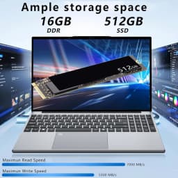 15.6" Laptop Computer Intel Core I7 1165G7 Windows 11 Pro Portable Notebook PC 16GB RAM 1TB 2TB SSD Backlight Office Study Laptops Gaming