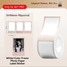 Niimbot Red & Black Dual Color Thermal Label Paper for B21 Pro Printer 300dpi Photo Paper With Adhesive Backing Card Stickers
