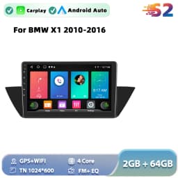 Podofo Android Car Radio For BMW X1 2010-2016 Carplay Android Auto Multimedia Player GPS Navigation RDS Head Unit