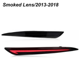 2pcs For Ford Mondeo Fusion LED Rear Bumper Reflector Lights Brake Warning Dynamic Turn Signal Lamp 12V 2013-2022