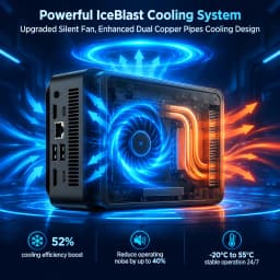 2026 NEW Mini PC 16GB RAM 1/2TB SSD Windows 11 Pro Intel I3-6006U Gaming Office 4K HDMI WiFi6 BT5.2 Desktop Portable Computer PC