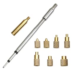 C245/HS-02A Soldering Iron Tip Heat Set Insert Thread Head M2-M8 Brass Insert Nut Insertion Tools Kit for 3D Printing & Plastic