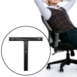 Sturdy T-Shaped Swivel Chair Back Support Rod for Desk Chairs Household Essential Bar
