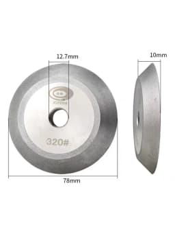 Diamond Grinding Wheel for Tungsten Steel Carbide Knife Grinder 200# 320# 78mm Diameter *12.7mm Hole *10mm Thickness