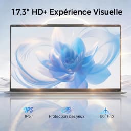 Laptop Laptop Full HD + Intel Celero N5095, 16 Go RAM, 512 Go SSD, Keyboard AZERTY French backlit with digital keypad, fingerprint unlock, Windows 11, WiFi Dual Band, bluetooth, PC Portable ideal for