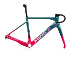 Minice Aerodynamic EPS Molded Carbon Frame Disc Brake Max 700*32C AERO Road Bicycle Frameset BSA Full Internal Cable Handlebar DI2 Mechanical