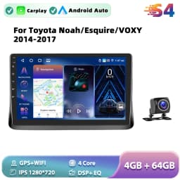 Podofo Android Car Radio For Toyota Noah/Esquire/VOXY 2014-2017 Carplay Android Auto Multimedia Player GPS RDS Head Unit