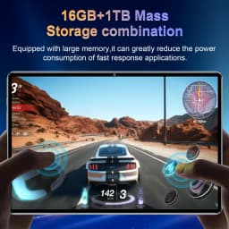2025 5G New Global Tablet 10.36inch Android13 16GB 1TB 20000mAh 14-core 16MP 32MP Dual SIM GPS WPS With Keyboard