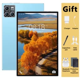 New 2026 5G Tablet 10.58 Inch HD Display 16GB RAM 1TB ROM 20000mAh 14 Core Android13 GPS WPS Dual SIM With Keyboard
