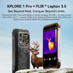 Blackview XPLORE 1 Pro 5G Rugged Phone with Thermal Imagin FILR 6.78'' 2.4K Display 16GB+512GB 20000mAh Smartphon Android 15 NFC