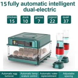 9/15/24/36 Eggs Incubator With Drawer Type EggIncubator With Automatic Water Ionic Waterbed Replenishment And Temperature Contro