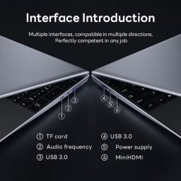 Xiaman Business 2026 NEW 14.1'' Laptop Computer Intel Core i3 6100U Windows 11 16GB RAM 1TB 2TB SSD PC Computer FHD Display Laptop For Office Study Notebook PC