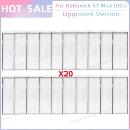 Fit for Roborock S7 Max Ultra Q100TSC Parts Main Roller Side Brush Hepa Filter Mop Pad Cloth Dust Bag Replacement Accessories