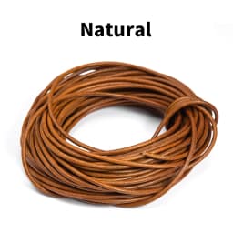 WUTA 5 Meters 100% Genuine Leather Cord Round Rope 1.5-6mm Leather Strap Strings Woven Rope Jewelry Necklace Bracelet Lace