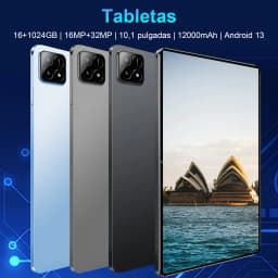 2026 New 10 Core Tablet Android 13 12000mAh Battery 16GB RAM 1TB ROM 16MP+32MP Camera Lightweight For Video Watching