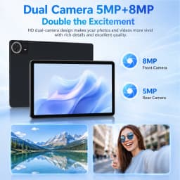14.1 inch G140L Tablet PC Bundle Android 15, 30GB (6+24G Virtual) RAM+256GB Storage, A733 Octa Core,1920*1200 IPS Screen,10000mAh Battery, Dual Band WiFi, GPS, Full Accessories Kit for Entertainment