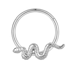16G Stainless Steel Septum Ring Nose Hoop Ring Bee Bat Septum Piercing Cartilage Hoop Helix Tragus Daith Small Earrings