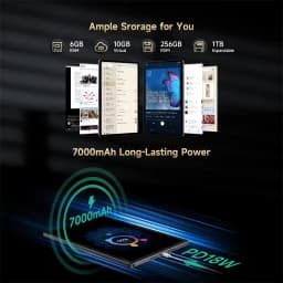 ALLDOCUBE IPlay 70 Pro 10.95" Tablet 2.5K QHD Display Helio G99 Octa-Core 256GB ROM Dual-SIM 4G LTE 7000mAh 18W Android 14 Pads