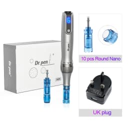 Dr. Pen M8S Microneedling Pen with 12 Replacement Cartridges Wireless Derma Microneedle Pen Kit ≤0.25mm Needle Skin Care Tool