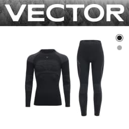 VECTOR Men Women Ski Thermal Underwear Sets Quick Dry Functional Compression Tracksuit Tight Snowboarding Tops and Pants Adult