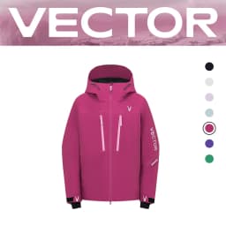 VECTOR Men and Women Cotton Contrast Skiing Top Waterproof and Durable Warm Snowboard Ski Double Board Single Board Outdoors