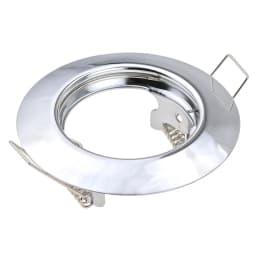 10PCS Recessed LED Spotlight Frame Satin Nickel White Black Chrome Fitting Suit for GU10/MR16 Bulb Downlight Fixture