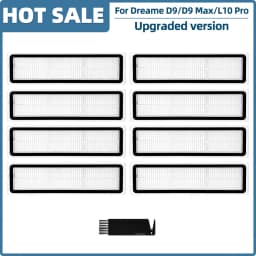 Fit For Dreame D9 / D9 Max / L10 Pro / Trouver LDS Finder RLS3 Parts Roller Side Brush Hepa Filter Mop Cloth Dusbin Water Tank