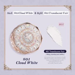 Flower Knows Knight Unicorn Collection Cloud Loose Setting Powder