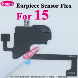 Earpiece Sensor Proximity Flex Cable Light for iPhone 16 Pro Max 15 Plus 14 17 Pro Mic Ear Speaker Microphone Repacement