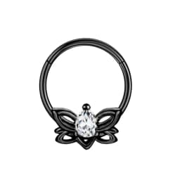 16G Stainless Steel Septum Ring Nose Hoop Ring Bee Bat Septum Piercing Cartilage Hoop Helix Tragus Daith Small Earrings