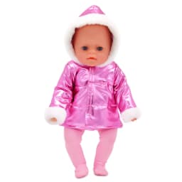 Winter Warm Doll Clothes Outfit For American 18 Inch Girl& 43Cm Baby New Born Doll Shoes Grid Coat Suit For Generation Toy Girl